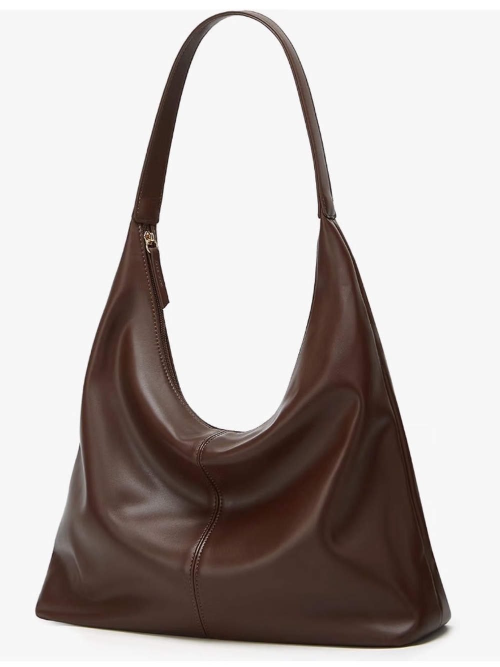 Amazon Brown faux Leather Hobo Shoulder Bag